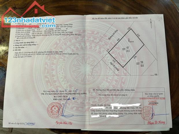 Bán Đất Ô Góc Sau UBND P.Hà Khánh Siêu Rẻ. DT:61.9m2,MT:6.3m !!! - 3