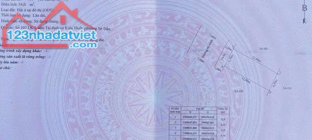 Mrs Tâm Chuyên Bán TĐC Kiến Thiết, Sở Dầu, Hồng Bàng, Hải Phòng. ĐẸP_ Giá đầu tư. Từ  60tr