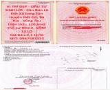 VỊ TRÍ ĐẸP - ĐẦU TƯ SINH LỜI - Cần Bán Lô Đất Xã Long Tân Huyện Đất Đỏ, Bà Rịa - Vũng Tàu