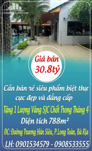 Cần bán rẻ siêu phẩm biệt thự cực đẹp và đẳng cấp mặt tiền đường, Tặng 1 Lượng Vàng SJC - 5