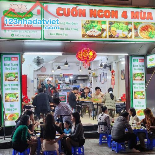 Do chuyển định cư vào Sài Gòn nên mình muốn nhượng lại cửa hàng bán đồ ăn tại Đống Đa, Hà
