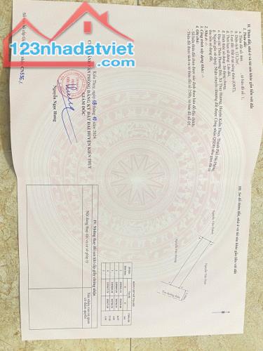 Cần tìm chủ mới cho đất mặt đường trục chính Phương Đôi - Thụy Hương - Kiến Thụy - HP