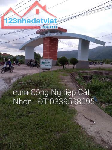 Ngộp bán lô đất mặt tiền QL19B đối diện Cụm CN CÁT NHƠN, Phù cát,