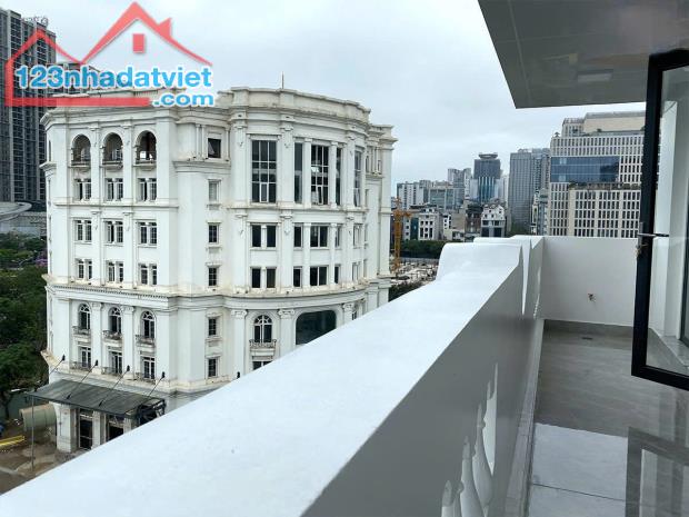 Bán tòa nhà văn phòng mặt phố Trần Thái Tông, Cầu Giấy DT 145m*8 tầng, có hầm, thang máy - 1