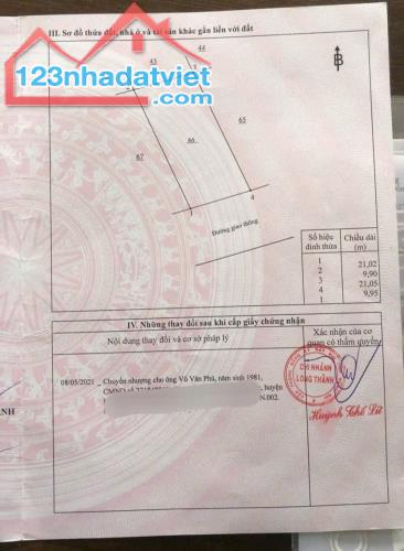 CẦN BÁN ĐẤT THỔ CƯ 100% – xã AN PHƯỚC, LONG THÀNH, ĐỒNG NAI - 2