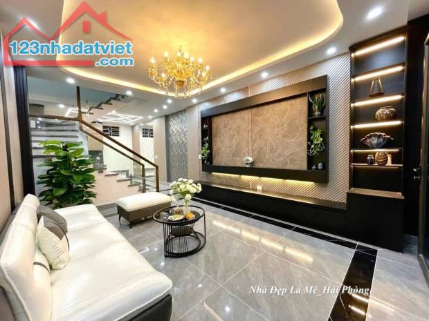 bán nhà Chợ Hàng, Dư Hàng Kênh, Lê Chân. 3,35 tỷ, 4 tầng, 45m. - 1