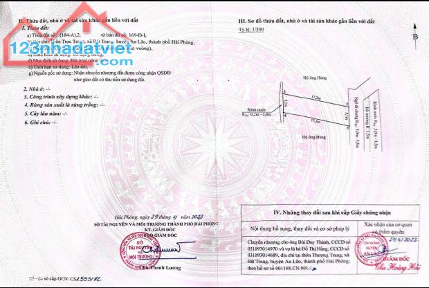 Chính chủ e chào bán 1 lô duy nhất ngay sát khu công nghiệp Tràng Duệ 3 đang khởi công - 3
