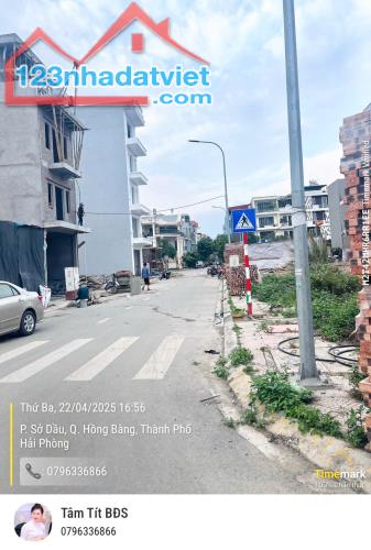 Mrs Tâm Bán lô góc RẺ nhất TĐC Kiến Thiết, Sở Dầu, Hồng Bàng, Hải Phòng. Chỉ 69 tr/m2 - 4