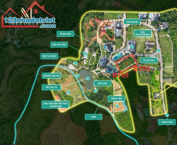 Bán đất biệt thự nghỉ dưỡng ven đô làng Châu Âu, Hòa Lạc. Cách BigC chỉ 35 phút di chuyển - 5