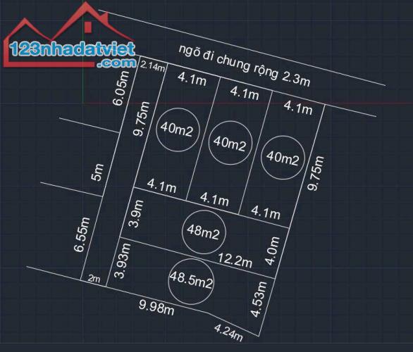 Bạt đất to 253m2, ngang hơn 14,4m vị trí đẹp tại Cam Lộ 1, Hùng Vương, Hồng Bàng
