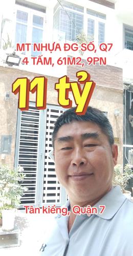 C180 🆘 NHÀ MẶT TIỀN ĐƯỜNG SỐ, TÂN KIỂNG, QUẬN 7 – GIẢM SÂU 1.2 TỶ!
🔥 Giá mới chỉ 11 TỶ