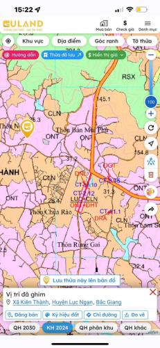 Bán 1.654m2 Đất Nền Đẹp Xã Kiên Thành, Thị Xã Chũ Cơ Hội Sinh Lời - 2