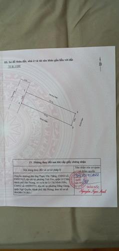 Bán đất tuyến 2 đường Cát Vũ – Tràng Cát đường nhựa 8m cách chợ dân sinh 50m.