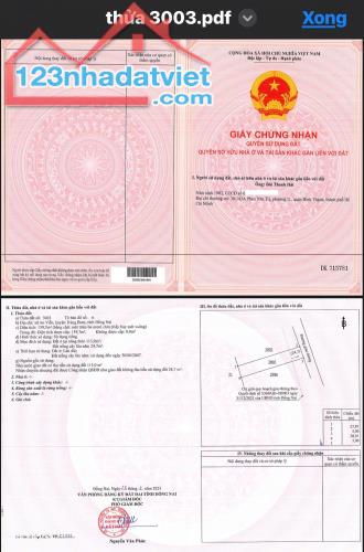 Mở Bán 46 nền đất ngay TT An Viễn, cách DT777 chỉ 50m. sổ hồng riêng, sang tên ngay. - 3