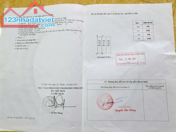 Bán nhà 3 tầng mặt phố Nguyễn Tất Thành, Liên Bảo, Vĩnh Yên, Vĩnh Phúc - 2
