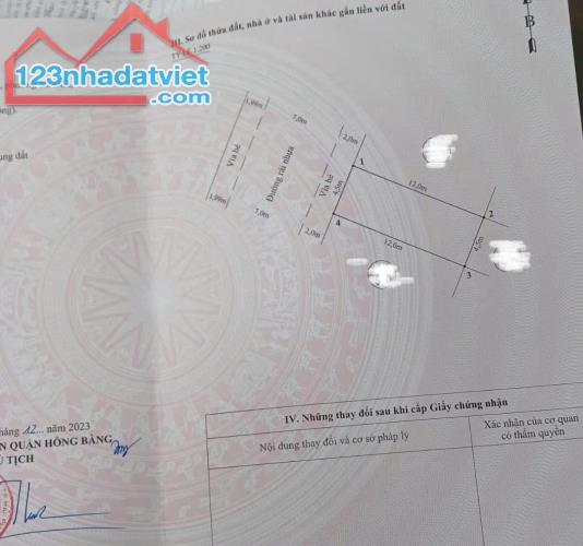 Chào bán lô đất TĐC Kiến Thiết, Sở Dầu, Hồng Bàng, Hải Phòng. 63tr/m2 Lh 0979087664 - 4