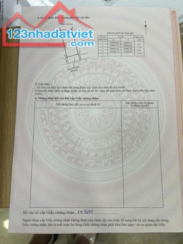 BÁN GẤP LÔ tại Lương Quán Nam sơn An Dương HẢI PHÒNG giá đầu tư