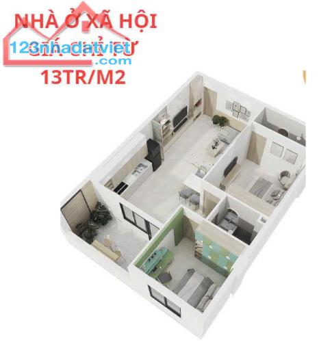 Bán loại bđs tại Quốc lộ 18, Việt Hùng, Quế Võ, Bắc Ninh, 13 triệu / m2, 55m2 - 2