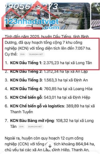 📢 CẦN BÁN GẤP ĐẤT LONG TÂN – DẦU TIẾNG, BÌNH DƯƠNG - 3