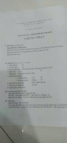bán nhà mt 879 nguyễn kiệm p 3 gv 3 lầu giá 4tỉ 65 - 3