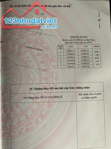BÁN ĐẤT MẶT TIỀN TÂN NGHĨA – HÀM TÂN – VỊ TRÍ ĐẸP, GIÁ CỰC TỐT