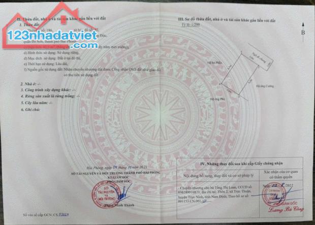 Bán đất Hợp Đức - Đồ Sơn - Hải Phòng