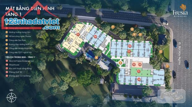 Chỉ 1,6TỶ/ căn 2 PN – Đối diện AEON Mall Biên hòa ,Mở bán giai đoạn 1, giá FO từ CĐT - 4