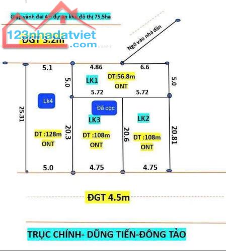 CỰC HIẾM Lô Liền Kề KHOÁI CHÂU, HƯNG YÊN Chỉ 1,3 tỷ, Gần Vành Đai 4 - 1