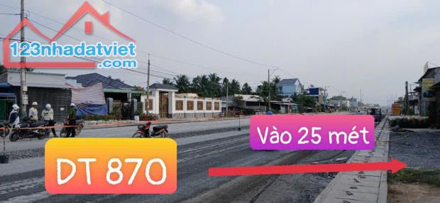 Cần bán 1 công đất sát DT 870 Tiền giang. Lên Cầu Rạch miễu 2.