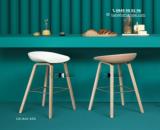 Ghế bar thân nhựa chân gỗ CB HAY-75S ở HCM Hàng nhập khẩu sang trọng giá rẻ