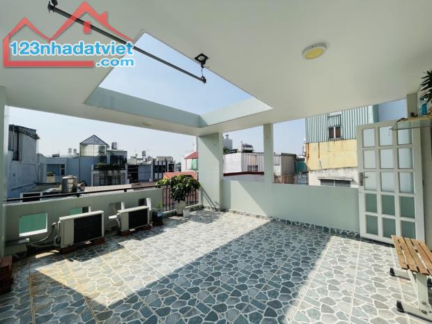 NHÀ SÁT MẶT TIỀN LÊ VĂN SỸ GIÁP QUẬN 3, HẺM THẲNG 61M2, 5 TẦNG NGANG 5.1M, 4PN,NHỈNH 10 TỶ - 5