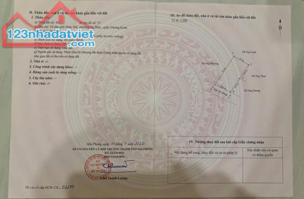 Bán đất Đa Phúc - Dương Kinh - Hải Phòng