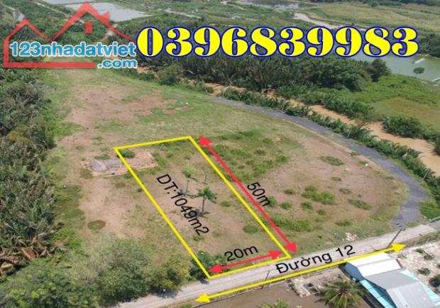⭐Chính chủ bán đất MT đường12, huyện Nhà Bè, Tp Hồ Chí Minh. 9,5tỷ, 0396839983