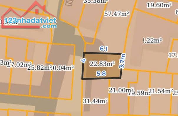 Bán đất Bạch Mai 23M MT4m +3.34 Tỷ-ngõ nông