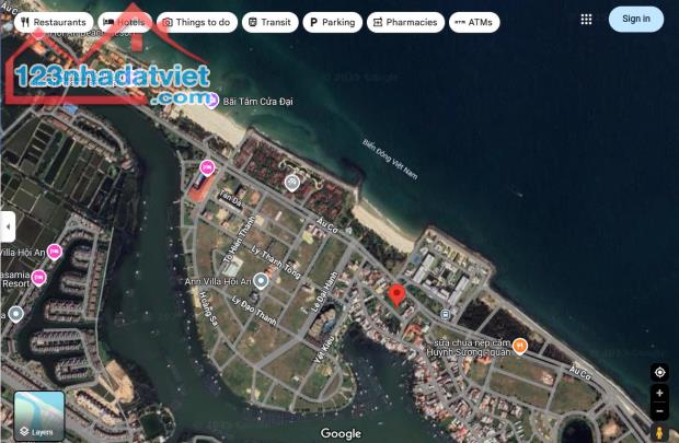 Đất biển Cửa Đại Hội An Quảng Nam bán lô đất 500m2 giá chỉ 9ty