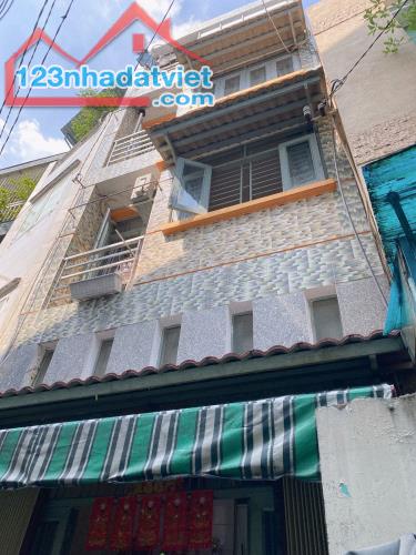 NHÀ ĐẸP 4 TẦNG TRUNG TÂM - LÊ VĂN SỸ - PHÚ NHUẬN - 42M2 (4X11M) - BTCT 4PN 3WC - HẺM THÔNG