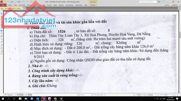 CHỦ KẸT TIỀN BÁN TÀI SẢN GIÁ RẺ 1.5TY THƯƠNG LƯỢNG - 1