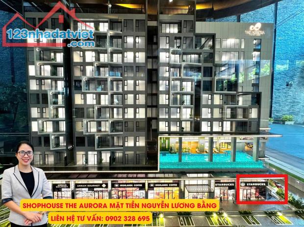 BÁN SHOPHOUSE TẦNG TRỆT MẶT TIỀN ĐƯỜNG NGUYỄN LƯƠNG BẰNG PHÚ MỸ HƯNG - 1