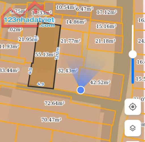 Bán đất Bạch Mai 55M2 Giá 6,5 Tỷ OTO cách 30m ,ko Quy hoạch - 1
