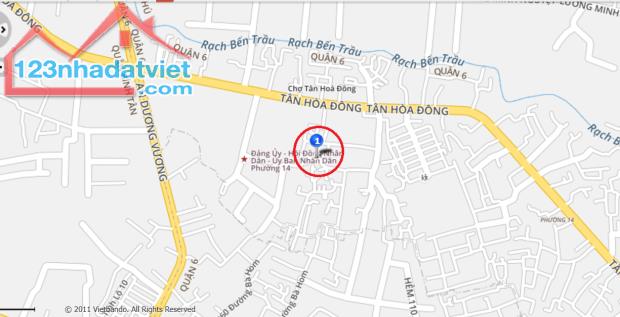 HẺM THÔNG, 3 TẦNG ĐÚC, TÂN HÒA ĐÔNG, F14, Q6, 2.1 TỶ - 4