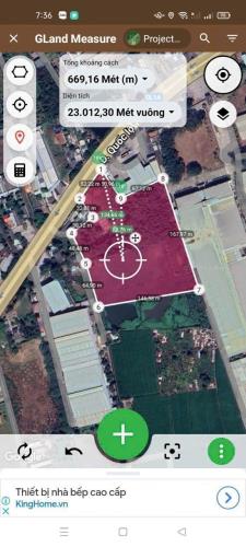 23000m2 mặt tiền ql 1A, xã Nhựt Chánh, Bến Lức giá 225 tỷ - 1