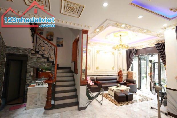 KHU BIỆT THỰ LIỀN KỀ ĐÔNG HƯNG THUẬN QUẬN 12 - 80M2, NGANG 7M, 4 TẦNG, 4 PN - NỘI THẤT - 1