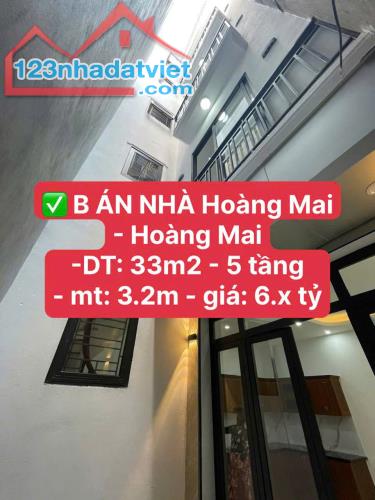 BÁN NHANH NHÀ 5 tầng Hoàng Mai - Quận Hoàng Mai -  TIỆN ÍCH BẠT NGÀN