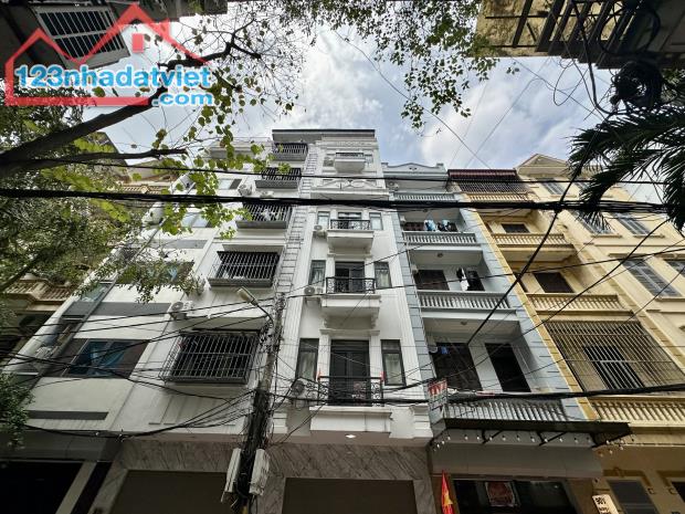 (Tin thật 100%). Bán nhà 2 mặt tiền 68m2 x 7T tại Trần Vỹ - Phân lô ô tô tránh - Dòng
