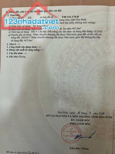 Bán lô đất đẹp Xóm Suối Cỏ, xã Hợp Hòa (cũ), Lương Sơn,Tỉnh Hòa Bình - 4