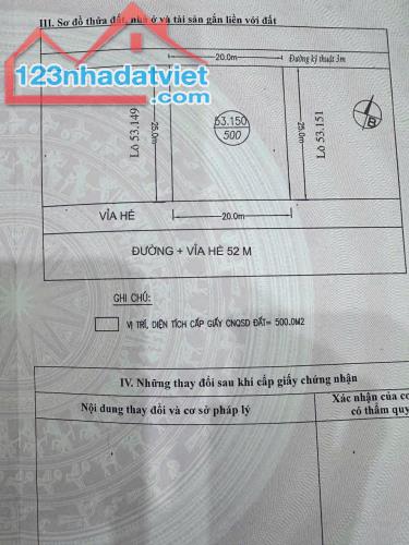 Bán đất TMDV mặt đường Trường Chinh, ph Tứ Minh, TP HD, 500m2, mt 20m, giá tốt - 3
