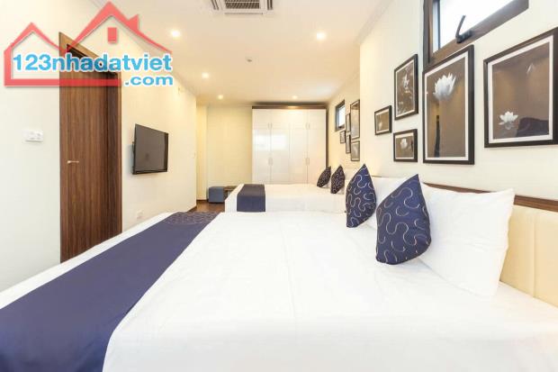 BÁN TÒA KHÁCH SẠN PHỐ TRẦN DUY HƯNG - 160M² x 7T THANG MÁY - DÒNG TIỀN 200TR/TH - GIÁ 61 - 2