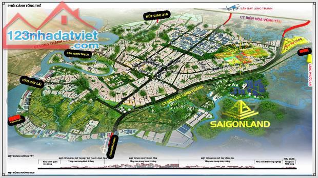 Đất nền dự án Hud Nhơn Trạch - đất nền Khu đô thị liền kề Sân Bay và Cảng biển với giá - 1