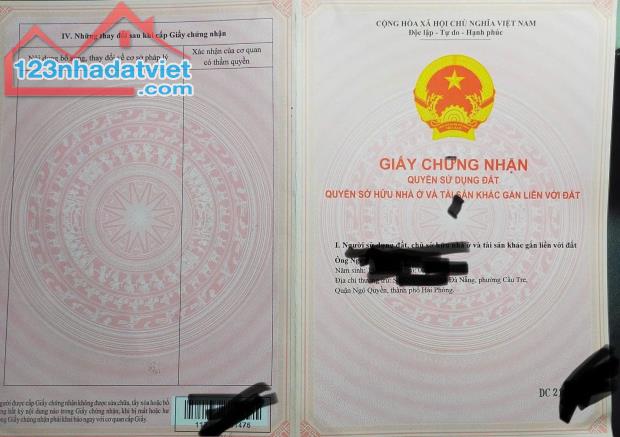 Chính Chủ BÁN Nhà Độc Lập Đường Đà Nẵng, Hải Phòng (ngõ thông chợ Đường Giang) Tặng full - 1