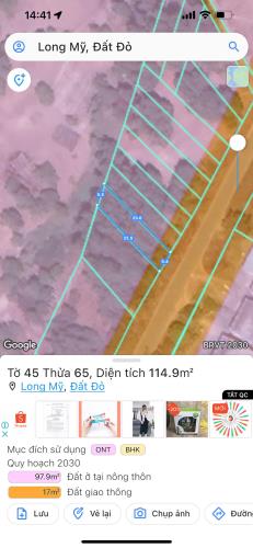 CHỦ NGỘP BÁN NHANH NỀN NGAY BIỂN LONG MỸ NGAY DINH CÔ! THẾ ĐẤY HƯỚNG BIỂN - 1